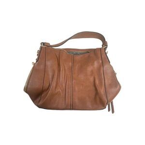 Realer Handbag Purse Hobo Tote Messenger Bag Faux Leather Brown Medium